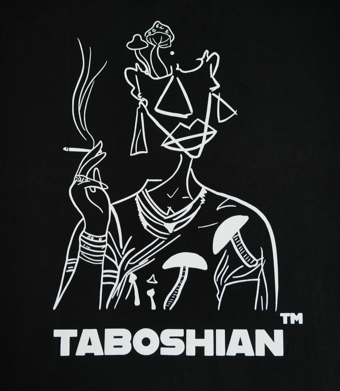 Mrs. Taboshian Smoking Saree T-Shirt